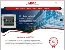 Tablet Screenshot of mscc-eg.com